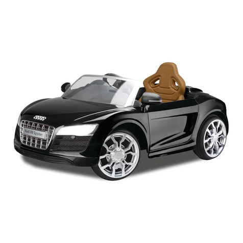 Rollplay Audi R8 Spyder Owner's manual and assembly instructions