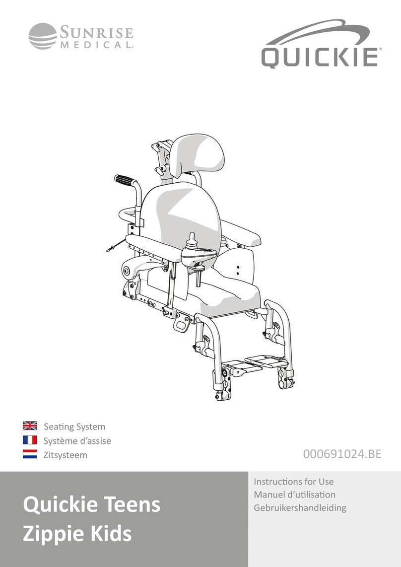 Sunrise Medical Quickie Teens User manual