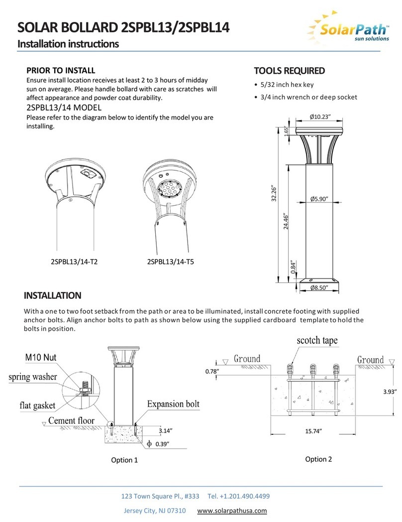SolarPath 2SPBL13 installation instructions