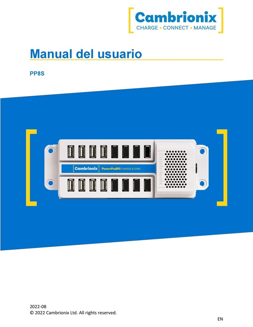 CAMBRIONIX PowerPad8S User manual