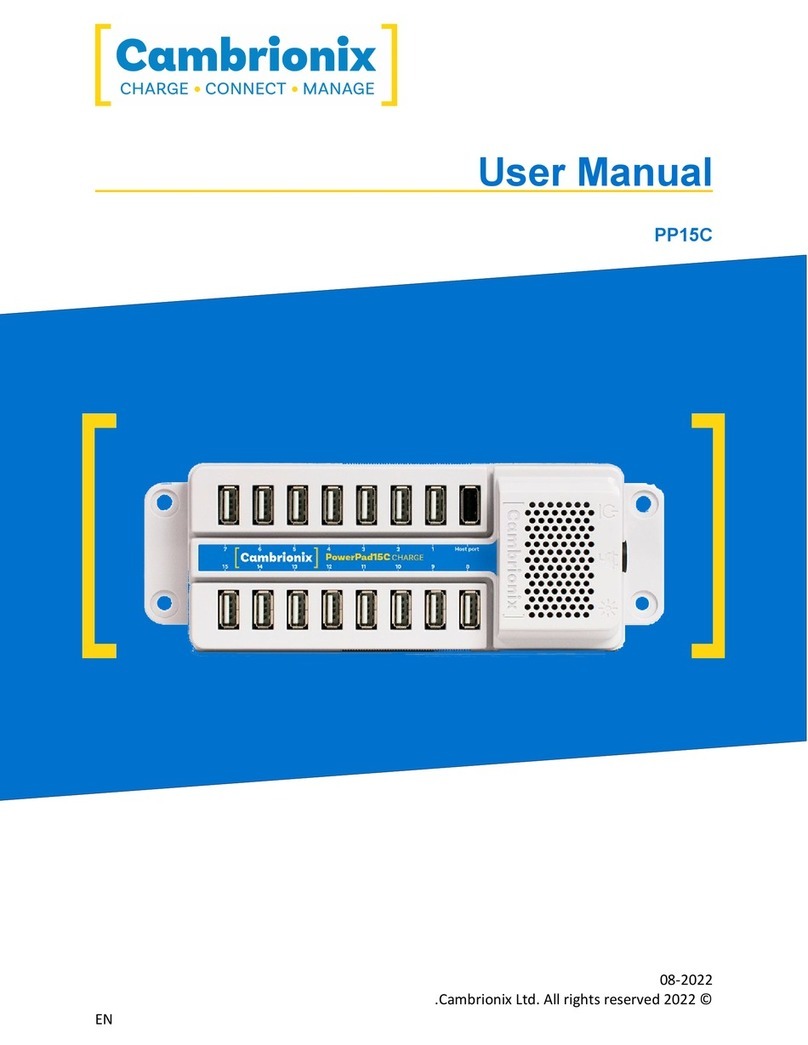 CAMBRIONIX PowerPad15C user manual