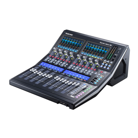 Tascam Sonicview 16 User manual