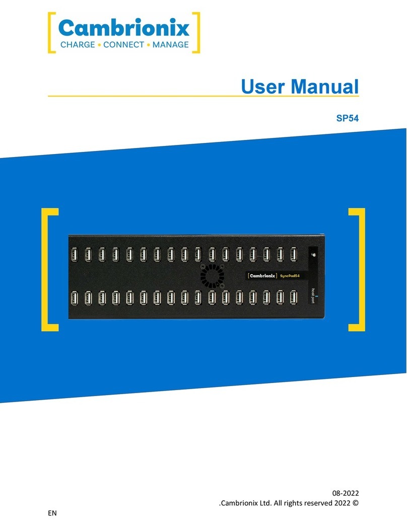 CAMBRIONIX SyncPad54 User manual