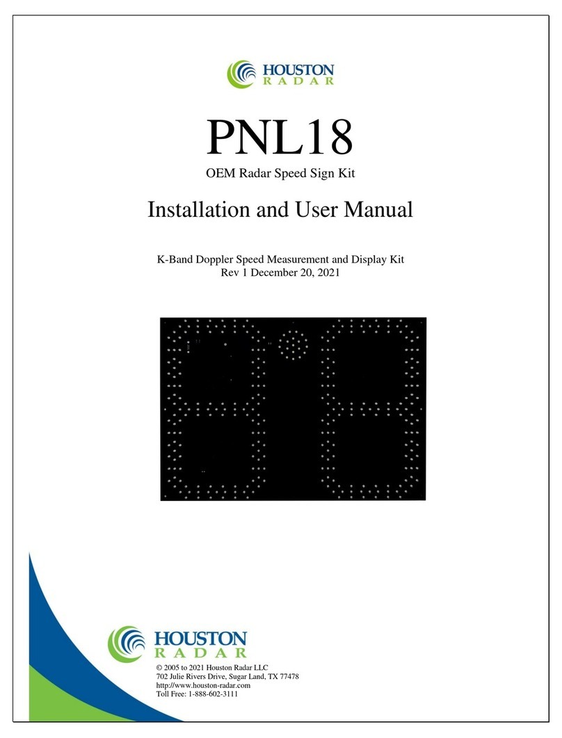 Houston Radar PNL18 Installation and user manual