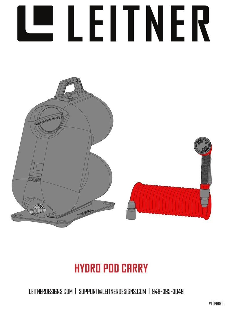 Leitner HYDRO POD CARRY quick start guide