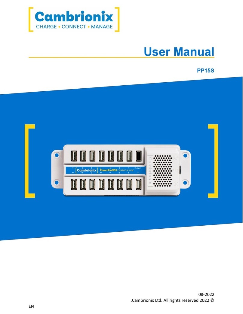 CAMBRIONIX PowerPad15s User manual CAMBRIONIX PowerPad15s User manual