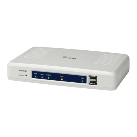 Icom IP1000C User manual