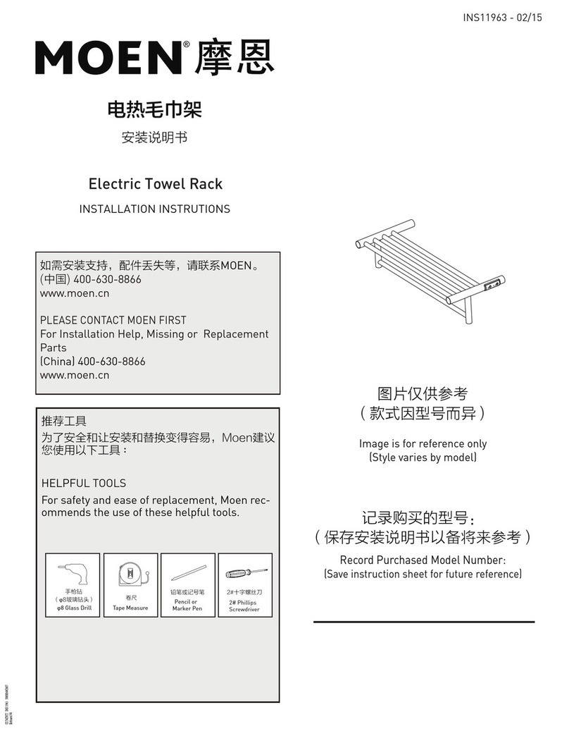 Moen Eva ACC2501 installation instructions