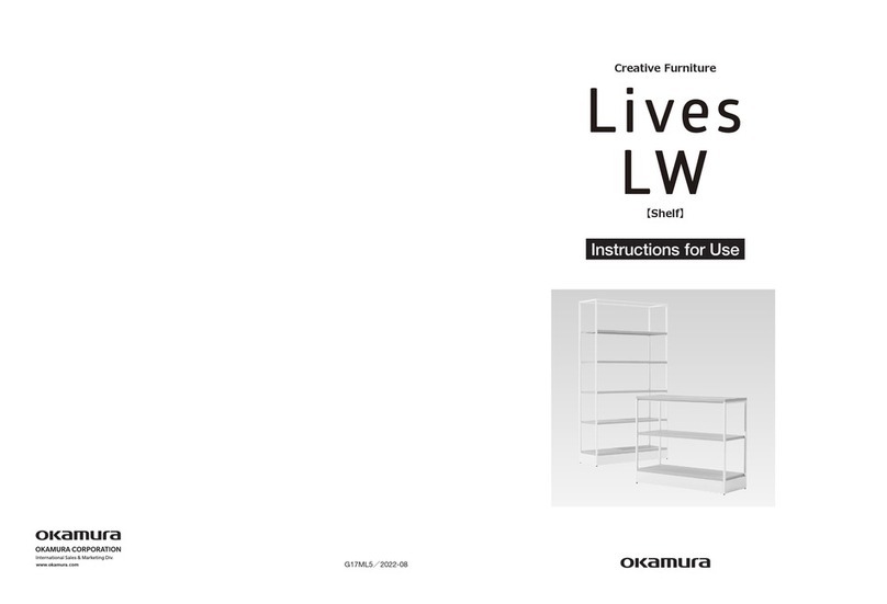 Okamura Lives LW Instructions for use Okamura Lives LW Instructions for use