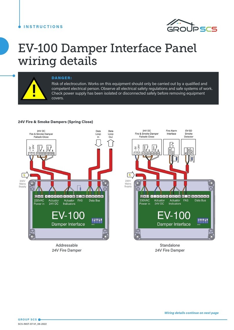 SCS EV-100 instructions