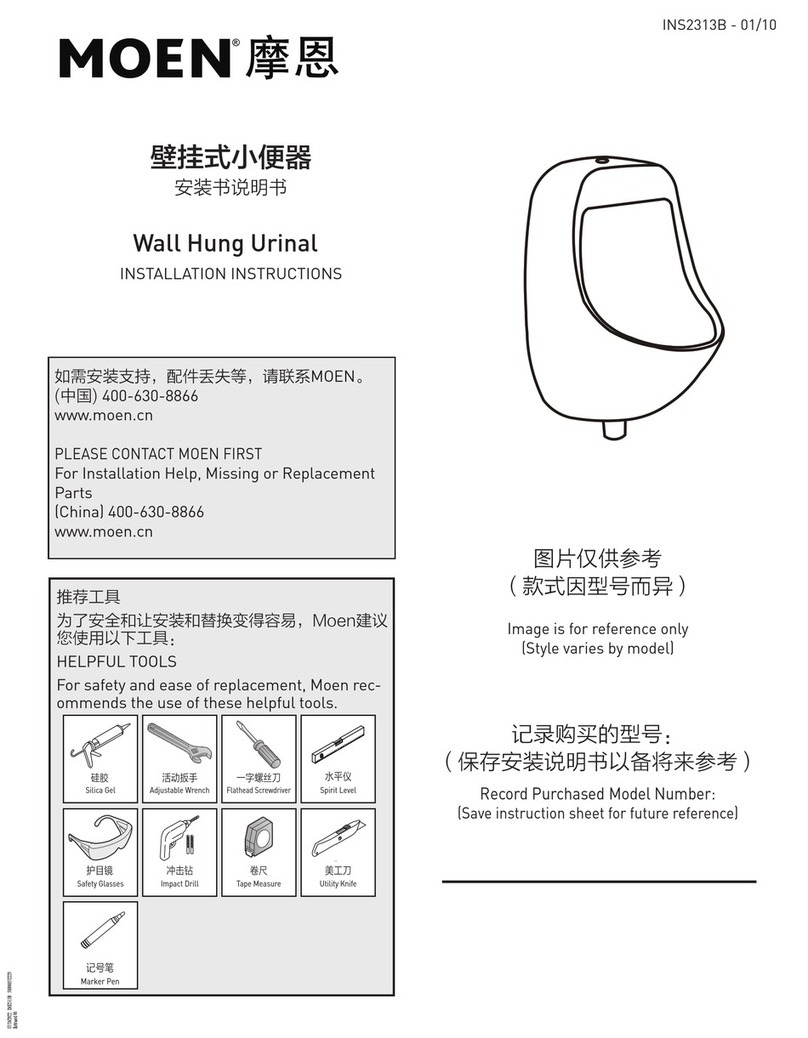 Moen Fascination SW6092SP installation instructions Moen Fascination SW6092SP installation instructions