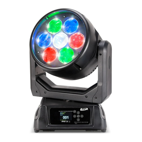 Elation PROTEUS RAYZOR 760 User manual