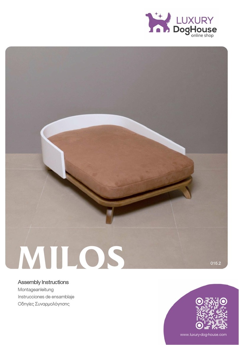 LUXURY DogHouse MILOS User manual