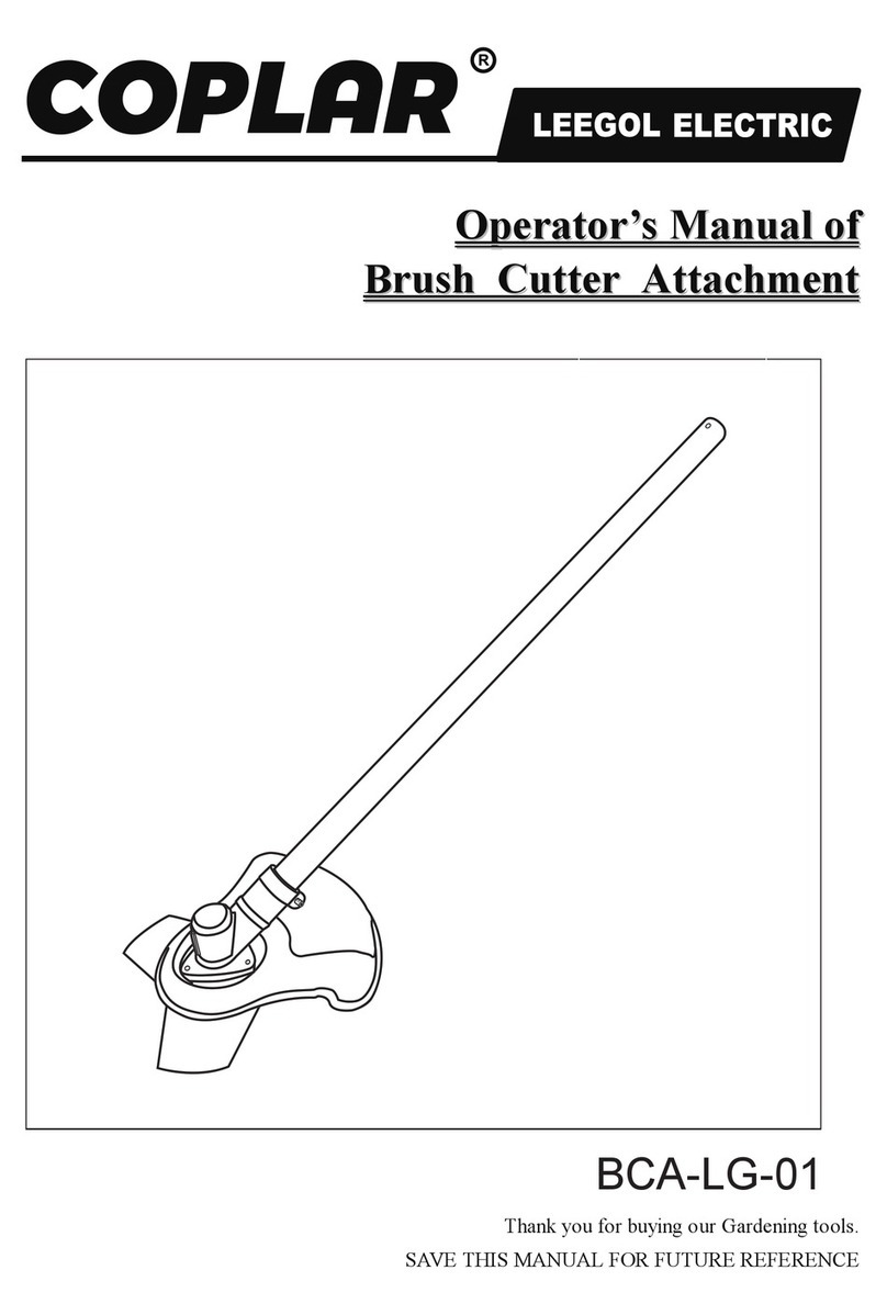 COPLAR BCA-LG-01 Operator's manual
