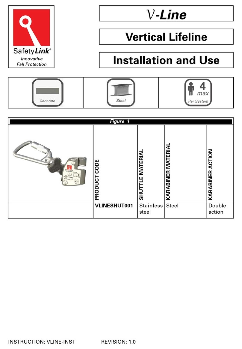 Safety Link V-Line VLINESHUT001 User manual Safety Link V-Line VLINESHUT001 User manual