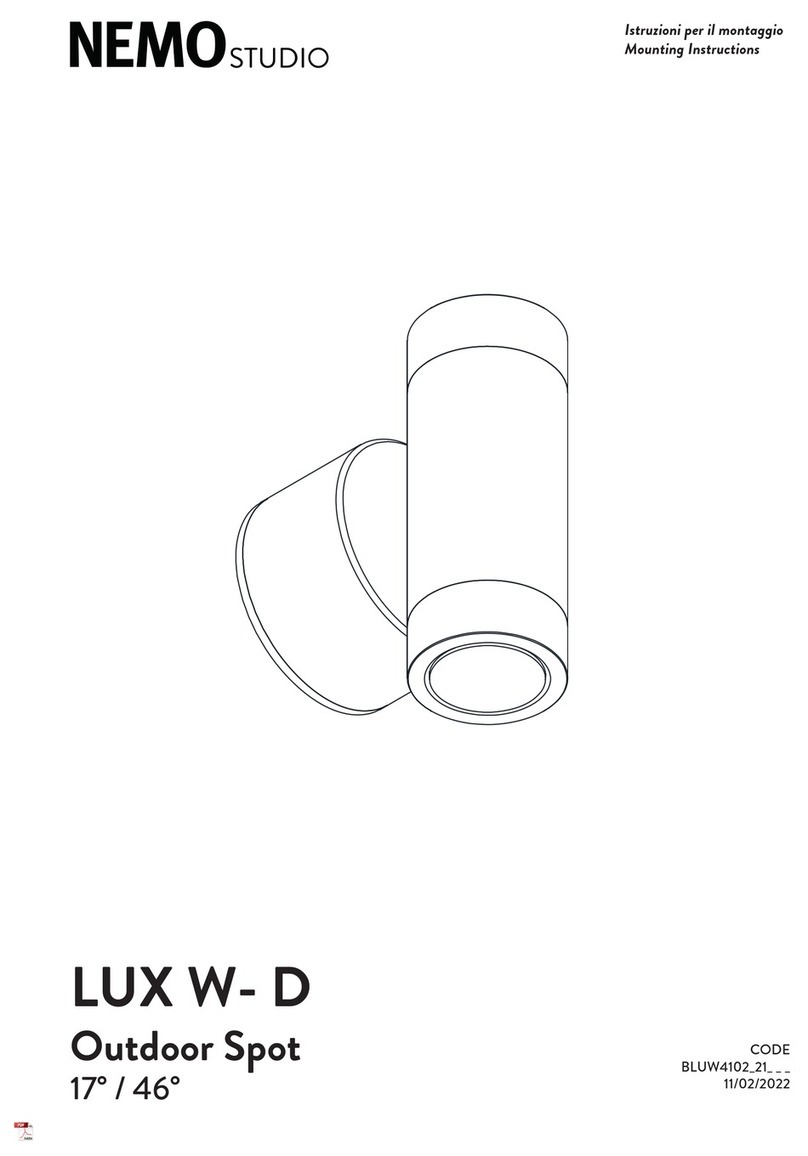 Nemo Studio LUX W-D User manual
