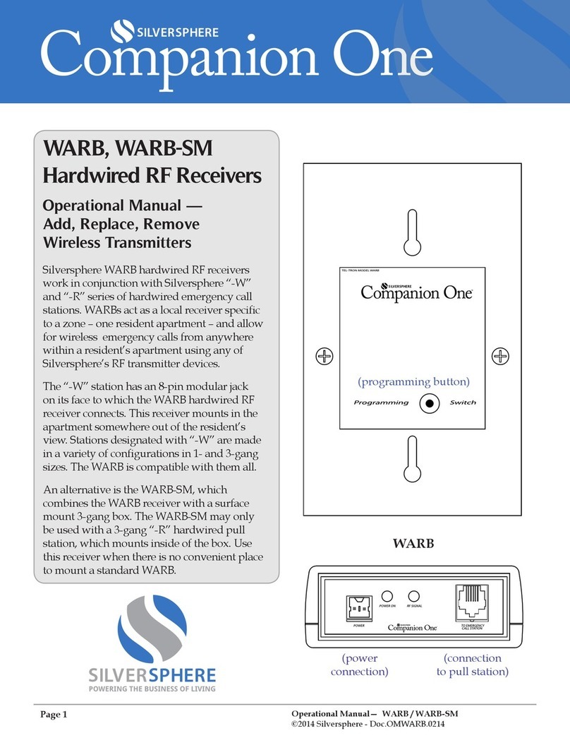Silversphere Companion One WARB Operational manual