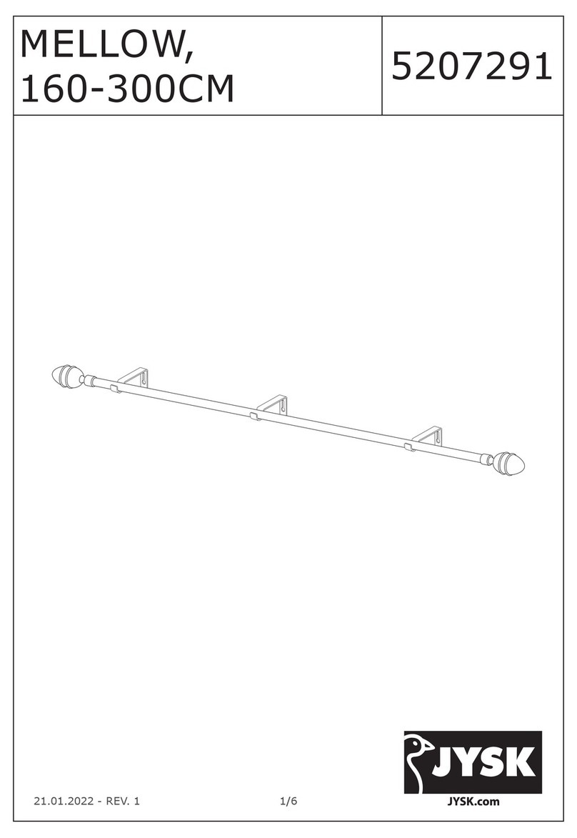 Jysk 5207291 installation instructions
