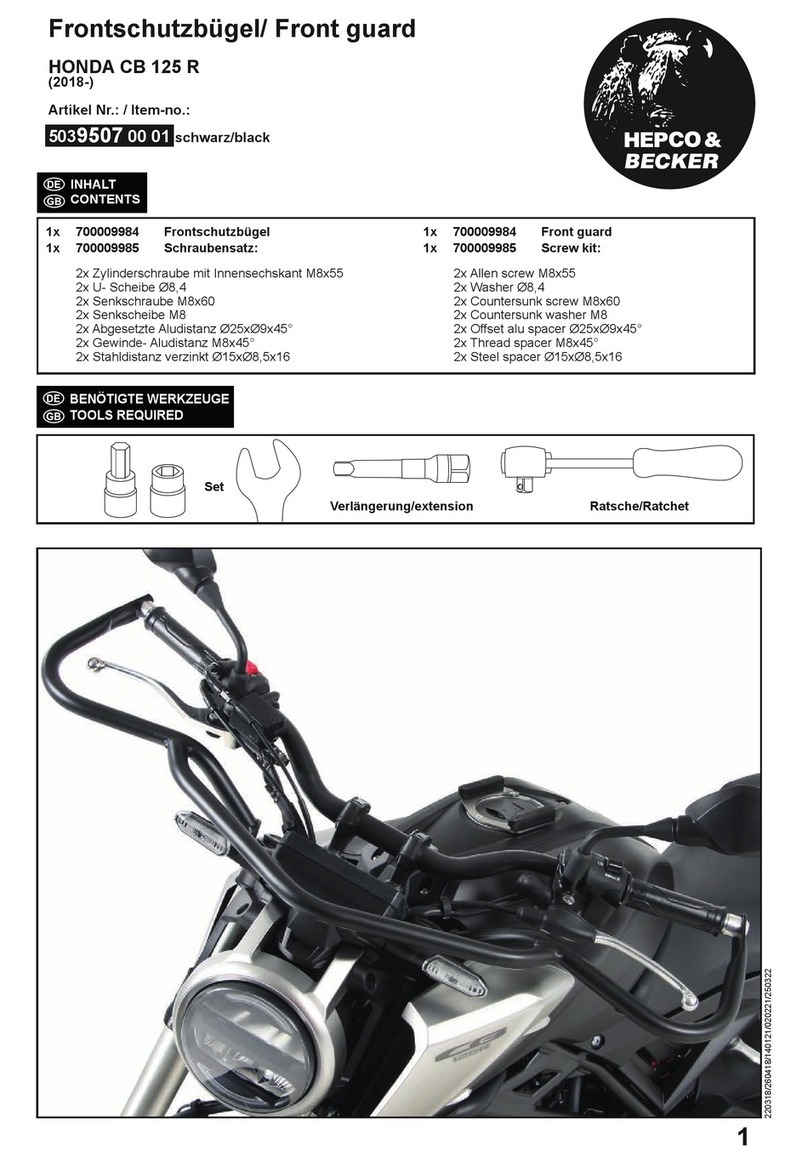 hepco & becker 5039507 00 01 User manual