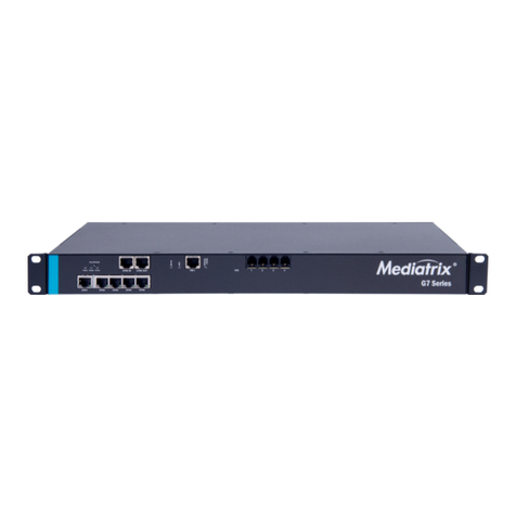 Media5 Mediatrix G7 Series Hardware installation guide