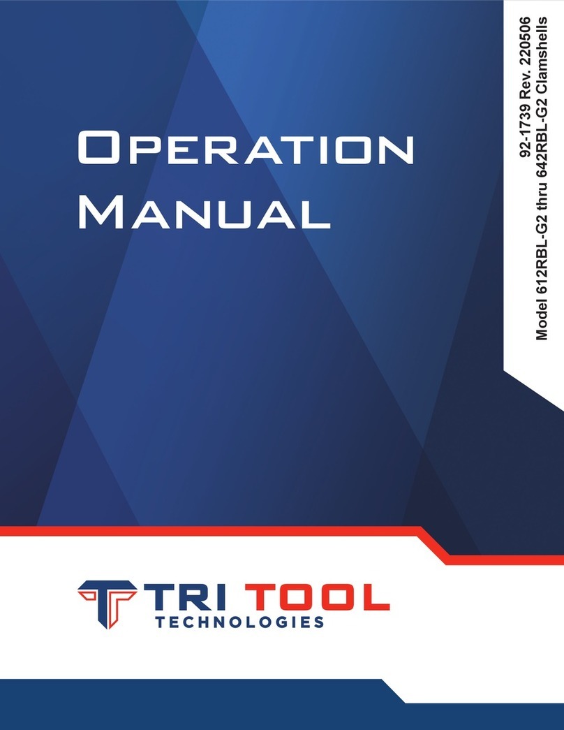 TRI tool 600RBL-G2 Series Operation manual