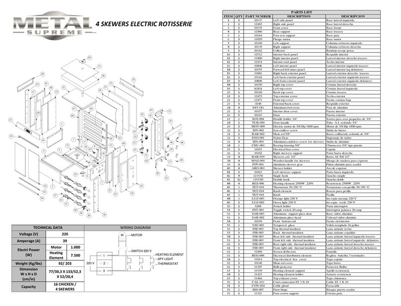 METAL SUPREME AS2406E instruction manual