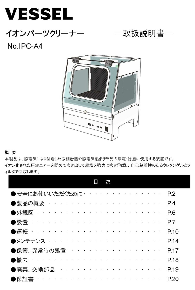 Vessel IPC-A4 instruction manual