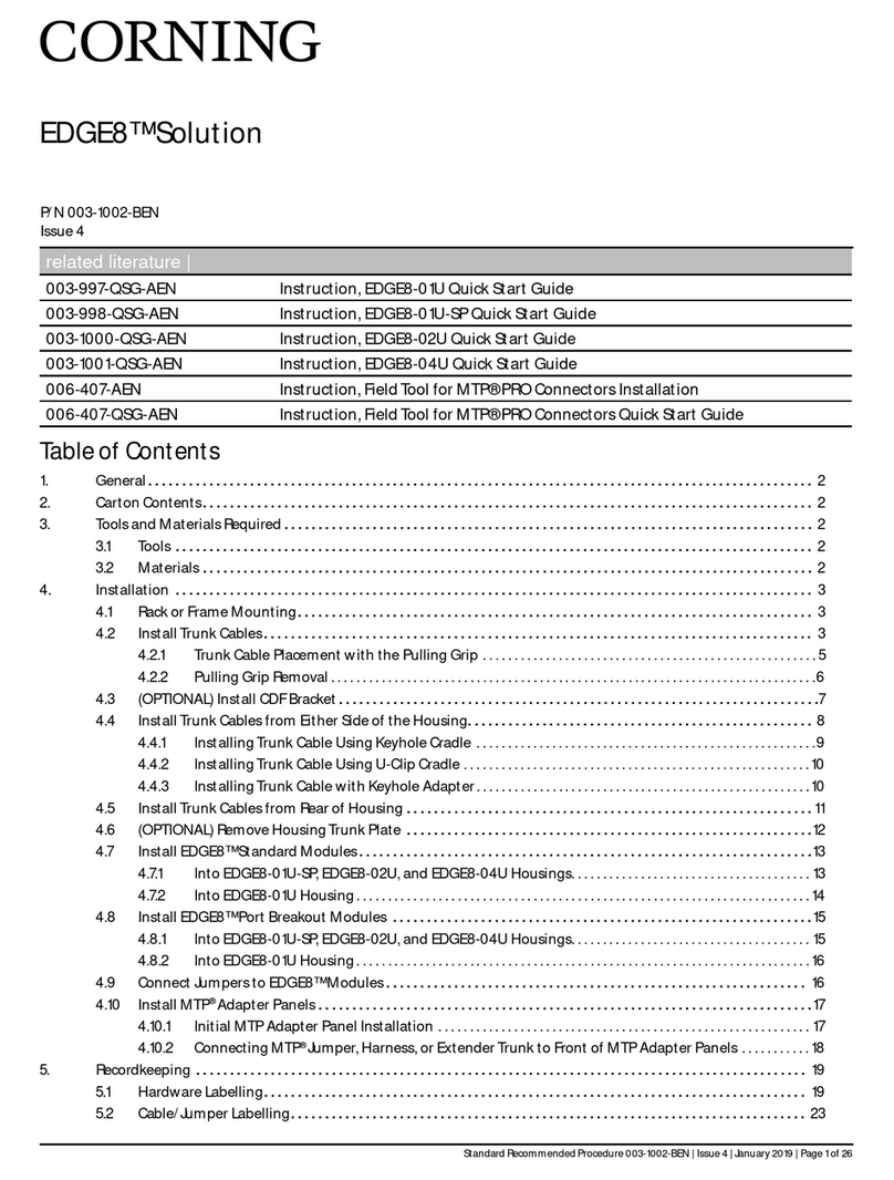 CORNING EDGE8 Series manual