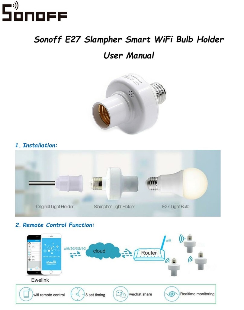 Sonoff E27 user manual