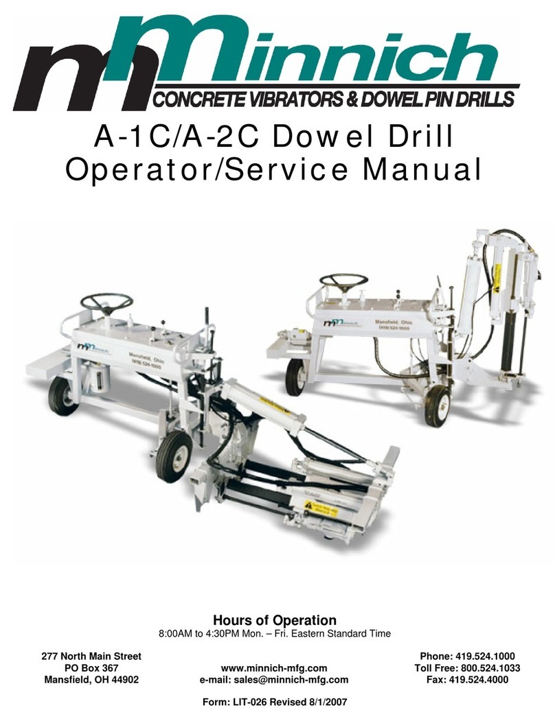 Minnich A-1C Operators & service manual