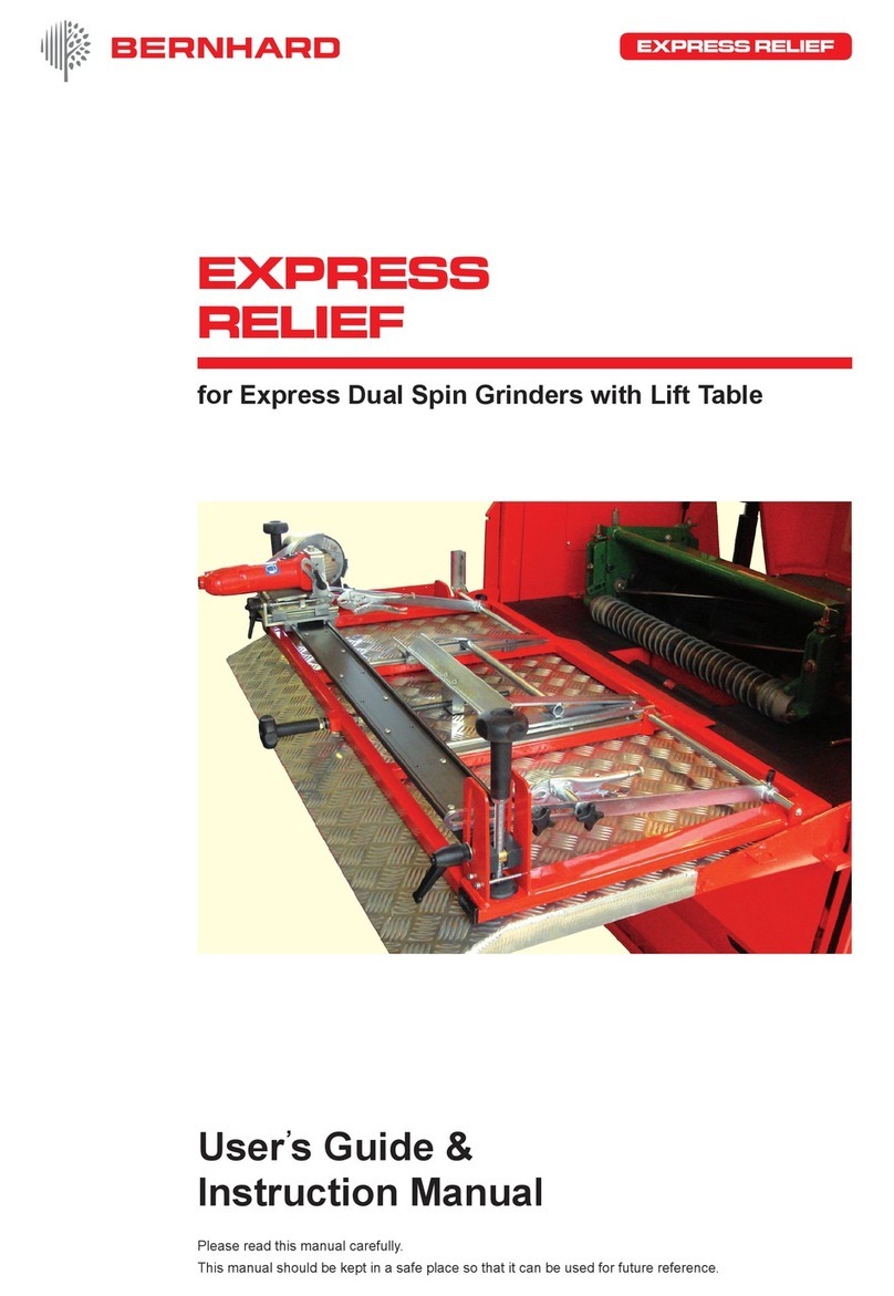 Bernhard EXPRESS RELIEF User guide/instruction manual Bernhard EXPRESS RELIEF User guide/instruction manual