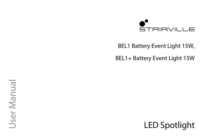 Stairville BEL1 Battery Event Light 15W user manual Stairville BEL1 Battery Event Light 15W user manual
