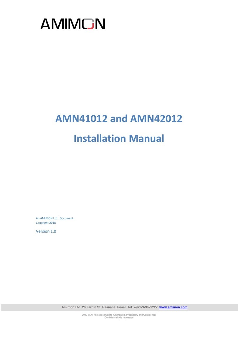AMIMON AMN41012 installation manual