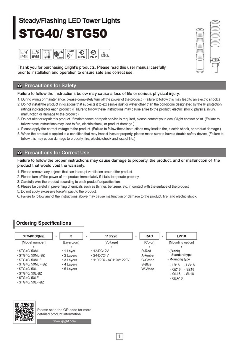Qlightec STG40 User manual