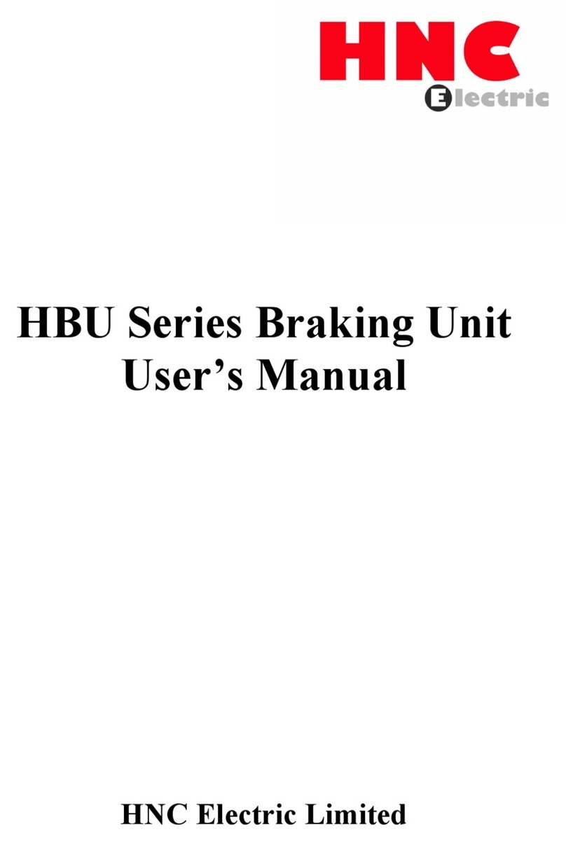 HNC Electric HBU Series user manual