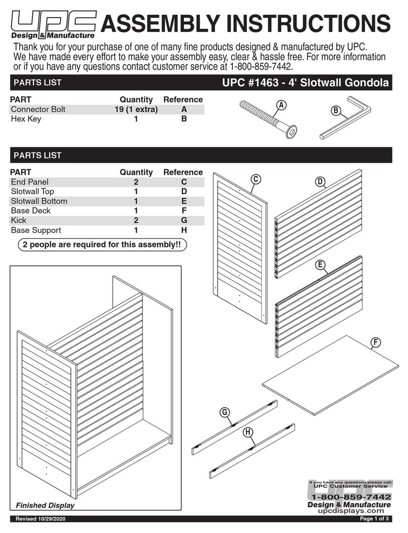UPC 1463 Assembly instructions