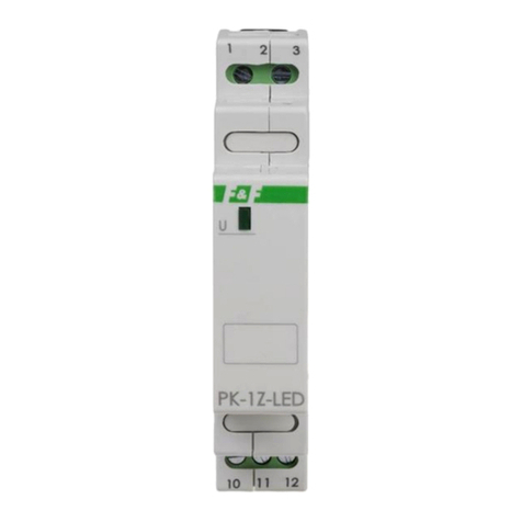 F&F PK-1Z-LED 230 V User manual