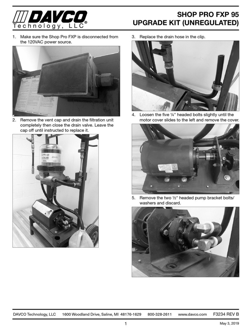 Davco SHOP PRO FXP 95 User manual