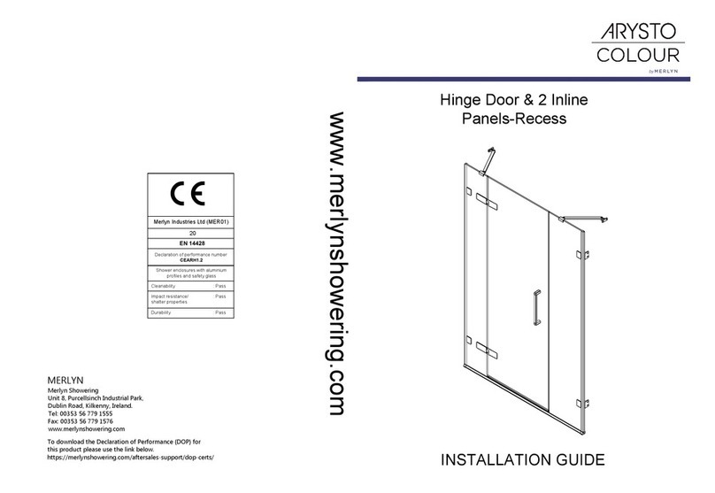 MERLYN ARYSTO COLOUR installation guide MERLYN ARYSTO COLOUR installation guide