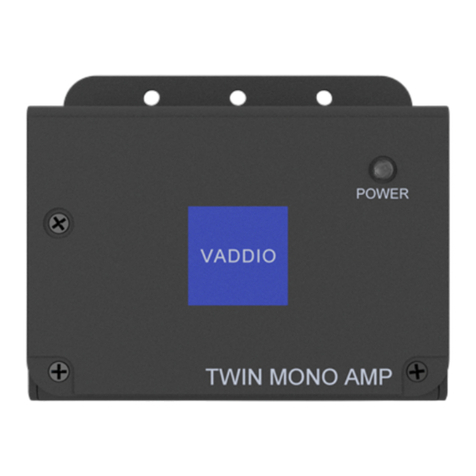 LEGRAND VADDIO Twin Mono AMP installation guide