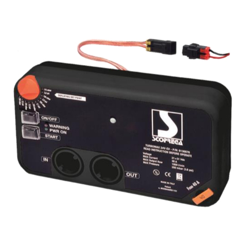 SCOPREGA TURBO MAX 12 V User manual