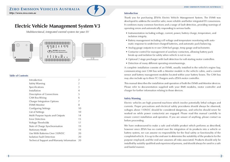 Zeva Electric Vehicle Management System V3 manual