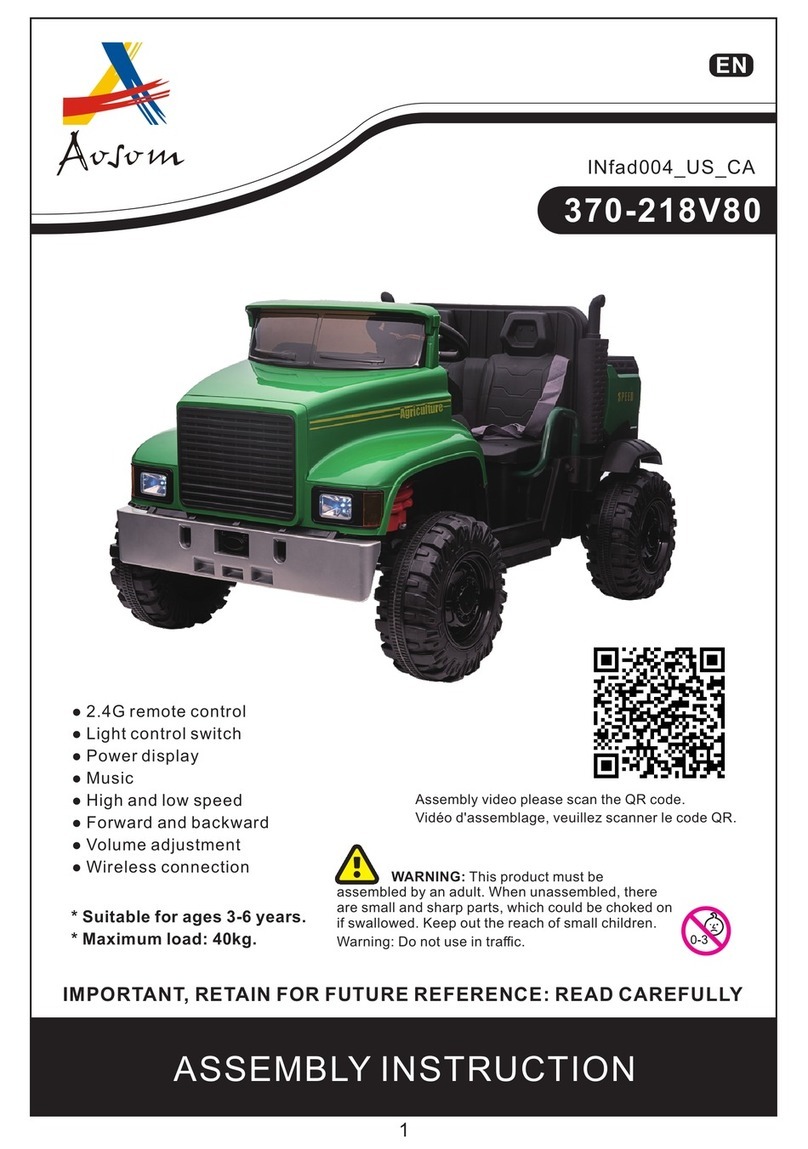 Aosom 370-218V80 Assembly instruction