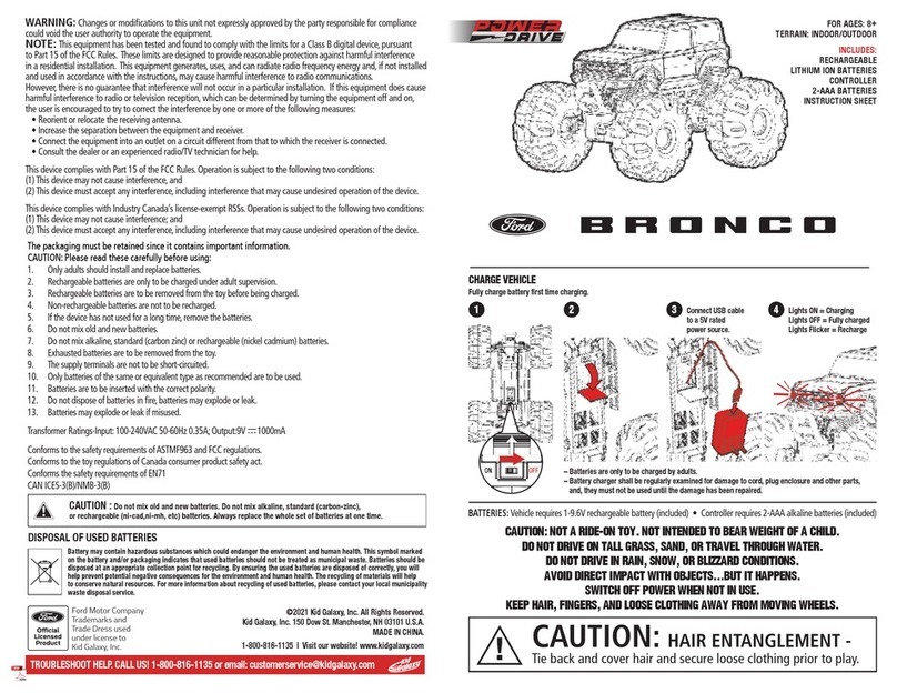 Power Drive Ford Bronco quick guide