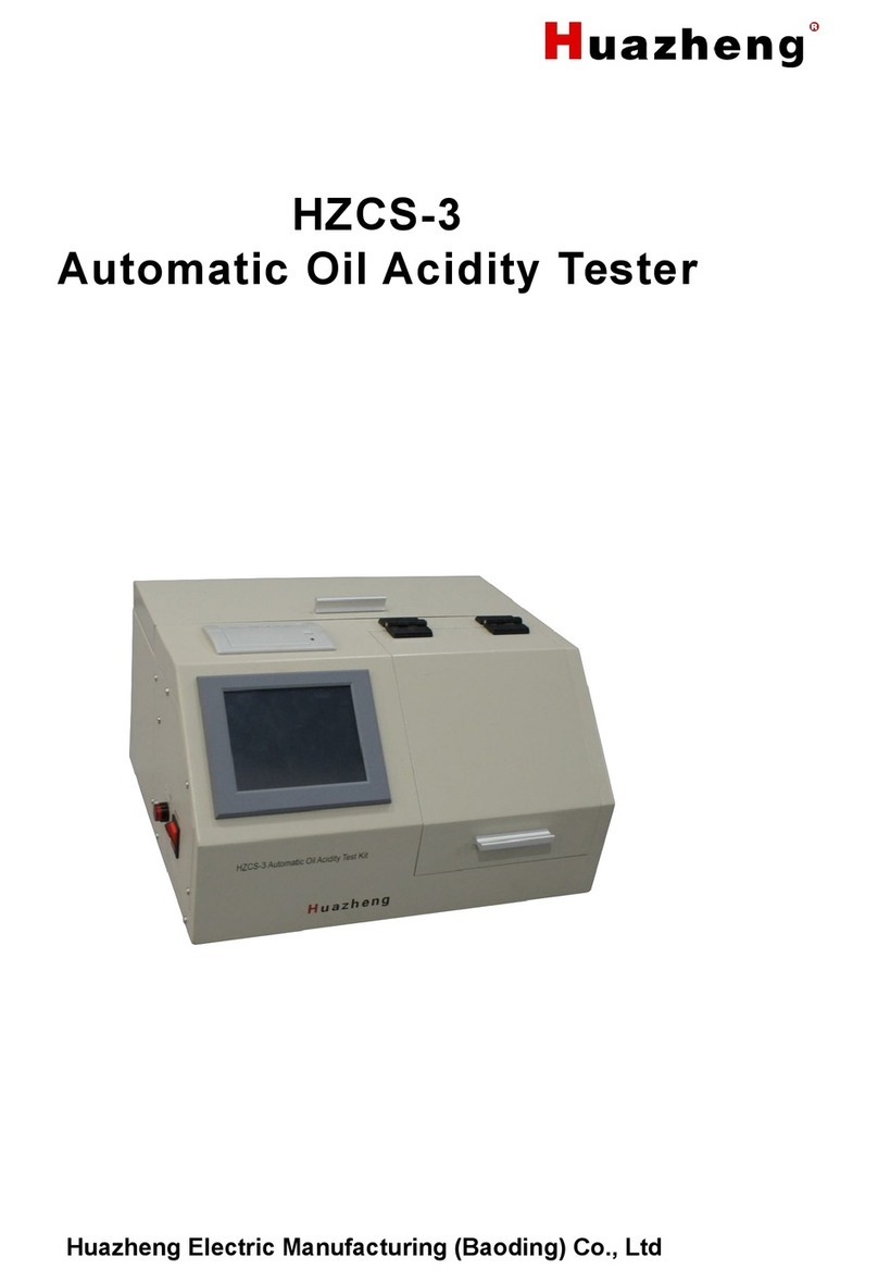 Huazheng HZCS-3 User manual Huazheng HZCS-3 User manual