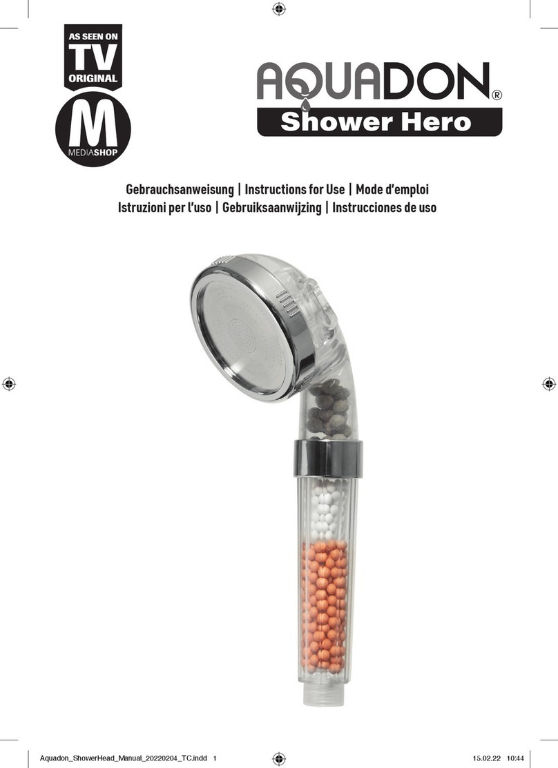 Aquadon Shower Hero Instructions for use