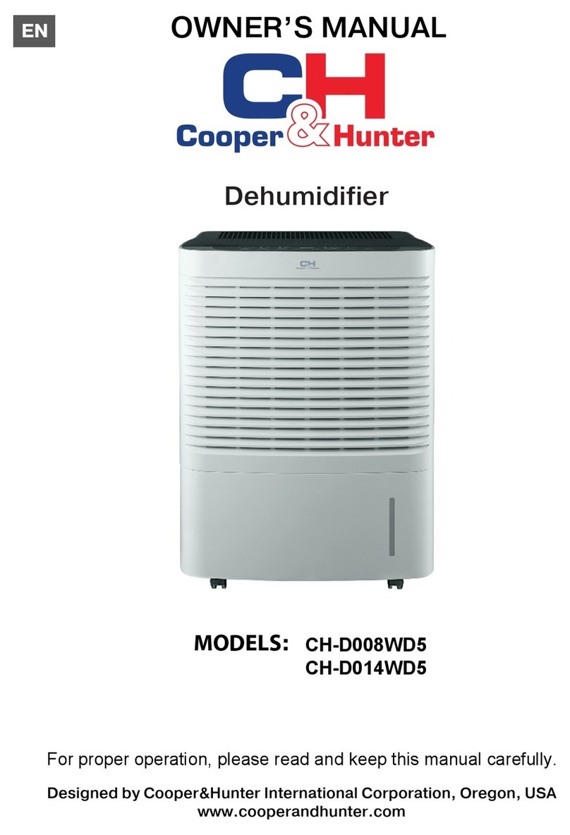 Cooper & Hunter CH-D008WD5 User manual