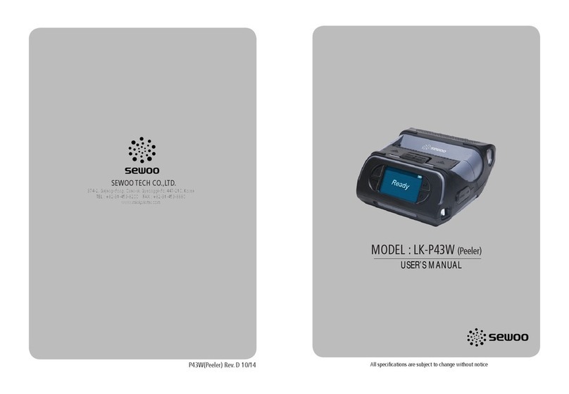 SEWOO LK-P43W User manual SEWOO LK-P43W User manual