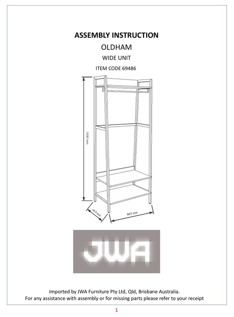JWA Oldham 69486 Assembly instruction