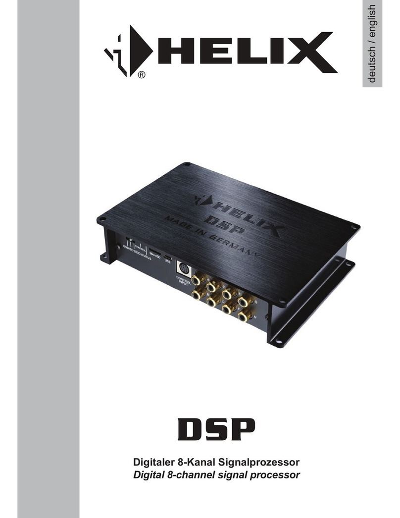 Audiotec Fischer HELIX DSP User manual